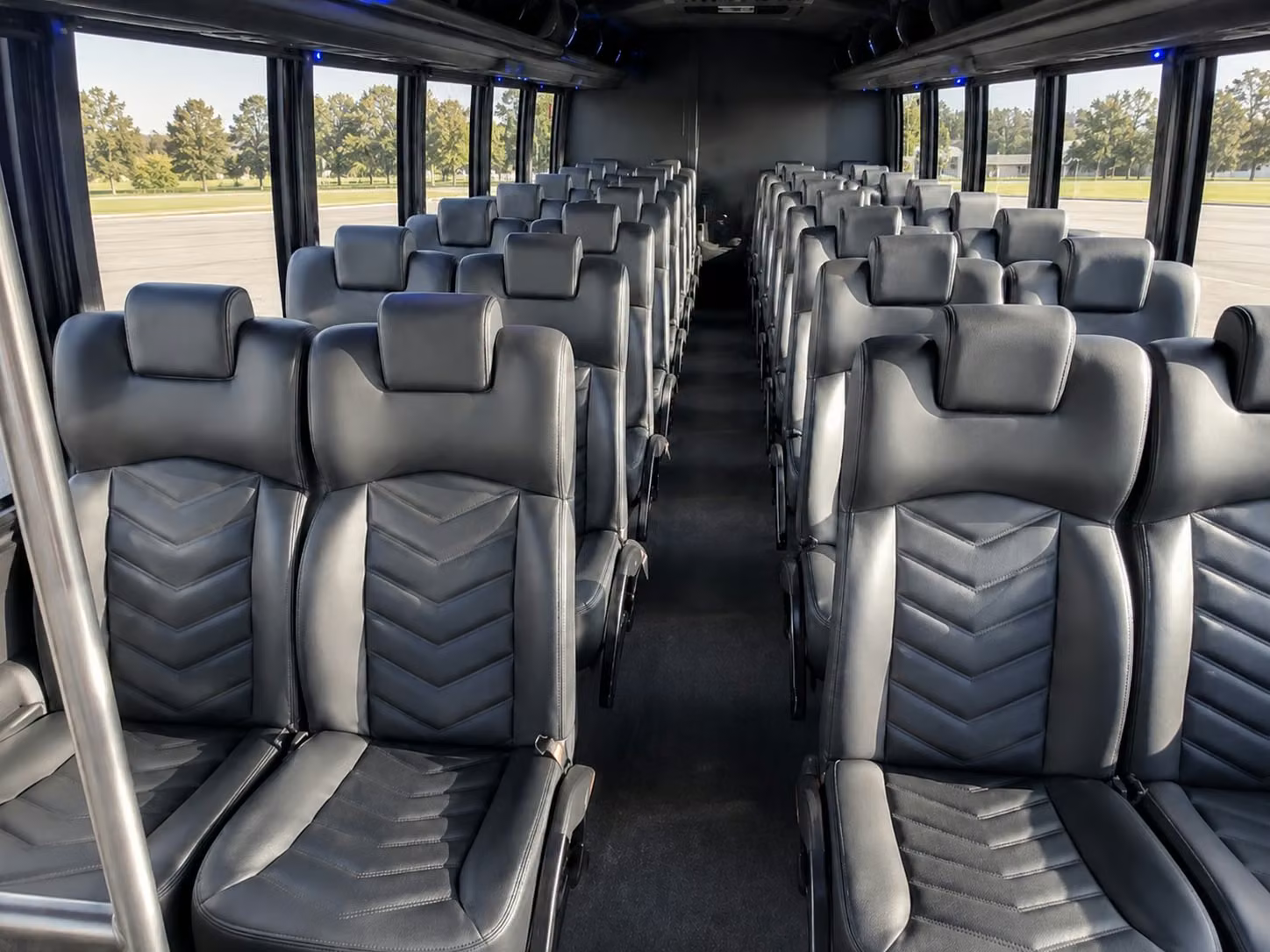 18 passenger minibus interior
