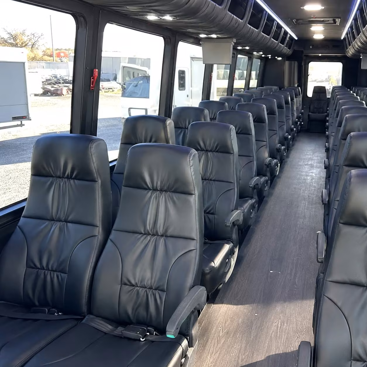 25 passenger minibus inside