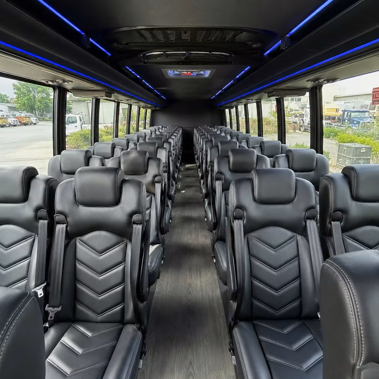 28 passenger minibus inside