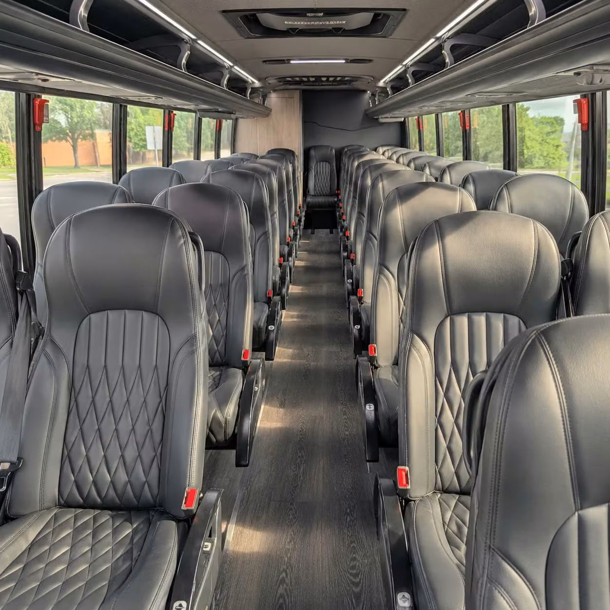 30 passenger minibus inside