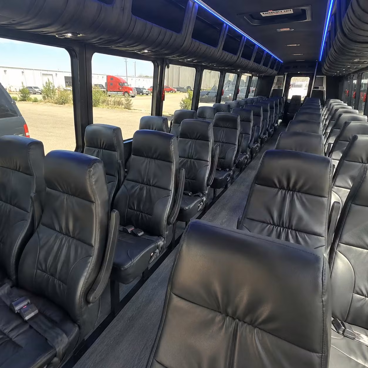30 passenger minibus interior