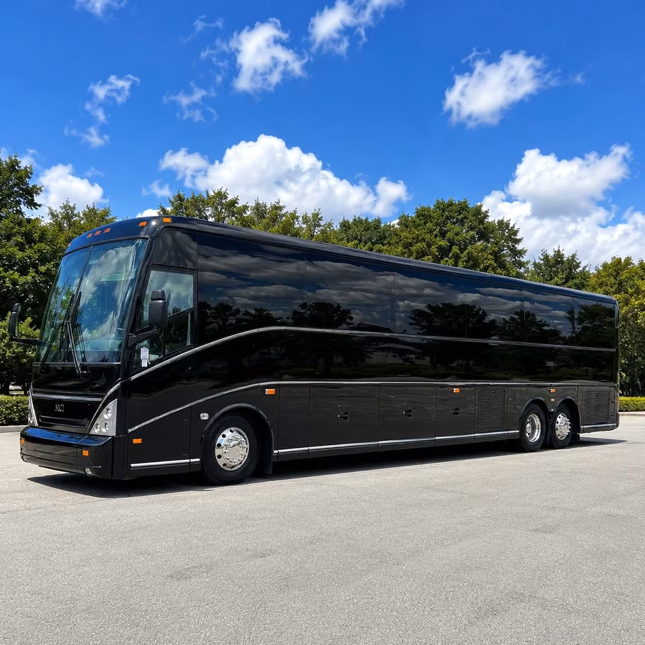 virginia beach charter bus rental exterior
